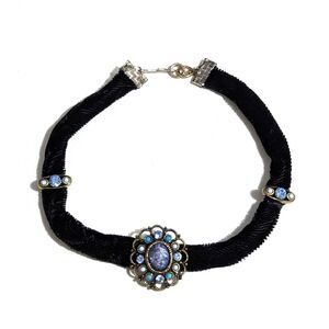90s Velvet Choker | Art Deco | Art Nouveau | Victorian Goth | Vintage | Trendy |
